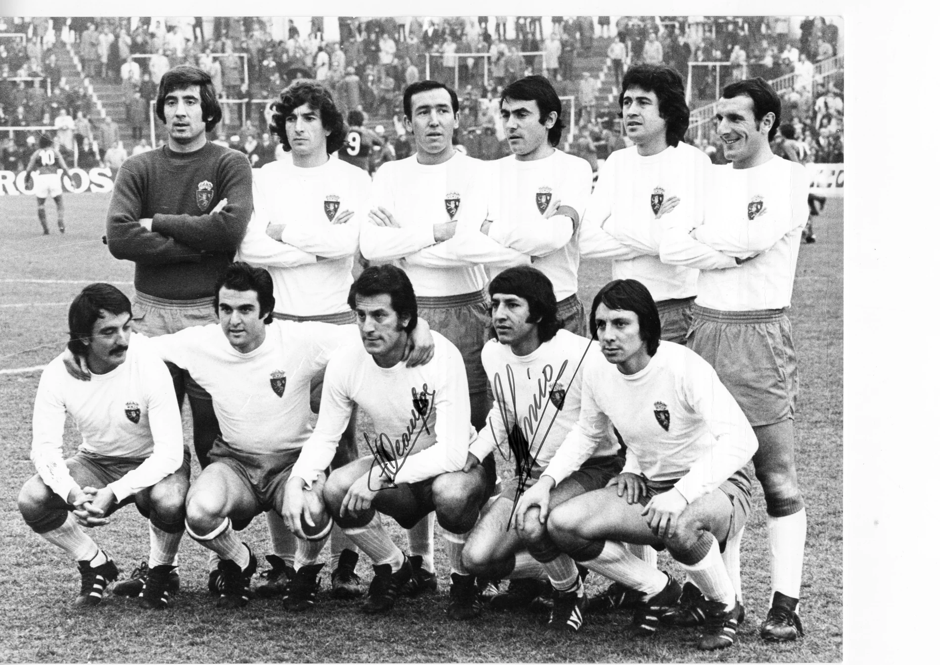 Los Zaraguayos, generación emblemática del Real Zaragoza en los años setenta