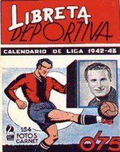 Temp. 1942-43 Libreta Deportiva Editorial Cisne
