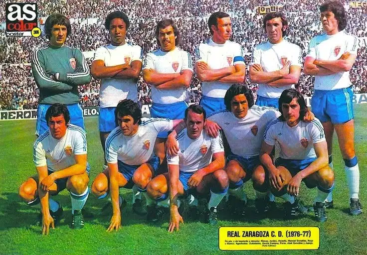 Referencia fotográfica de la temporada 1976-77