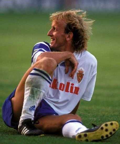 Andreas Brehme con el Real Zaragoza