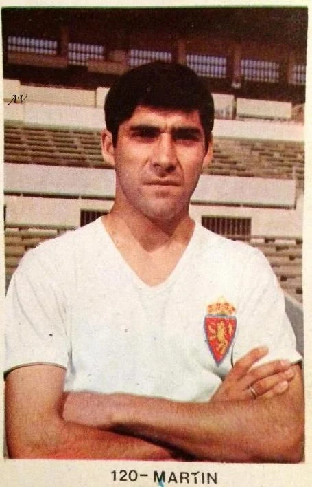 Martín en un cromo histórico