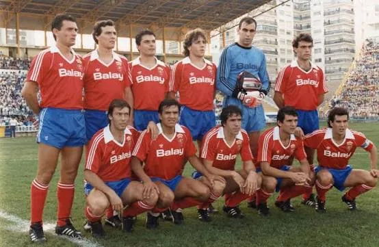 Plantilla del Real Zaragoza 1986/87.