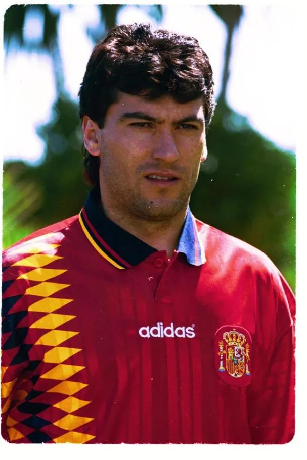Francisco Higuera con la selección española