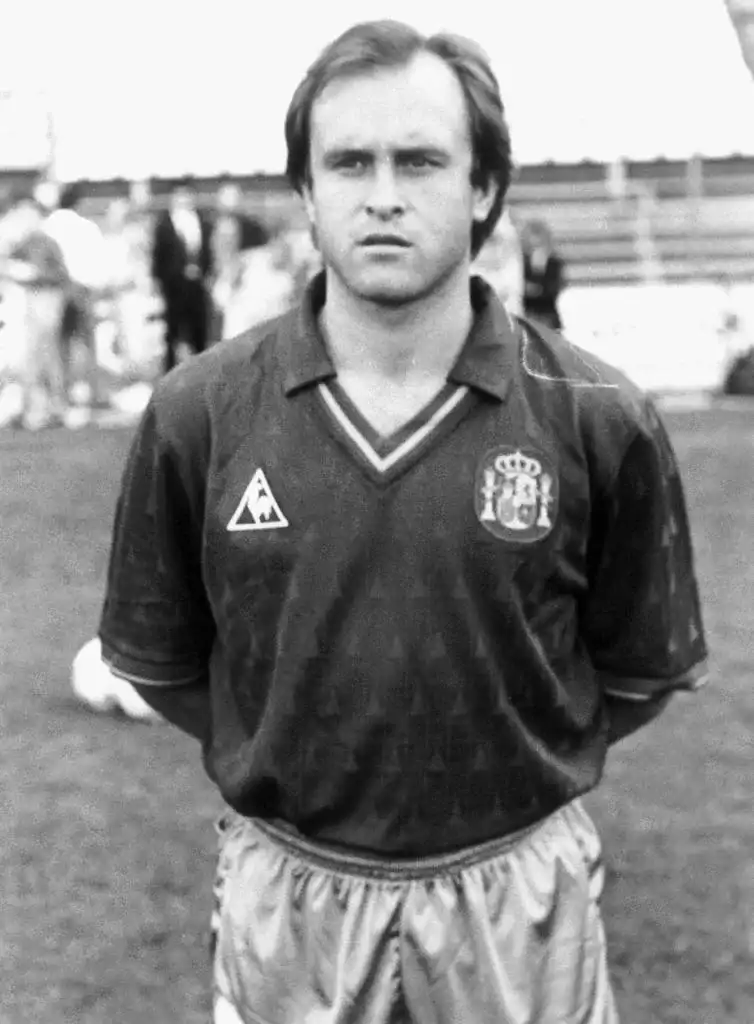 Miguel Pardeza con la selección española