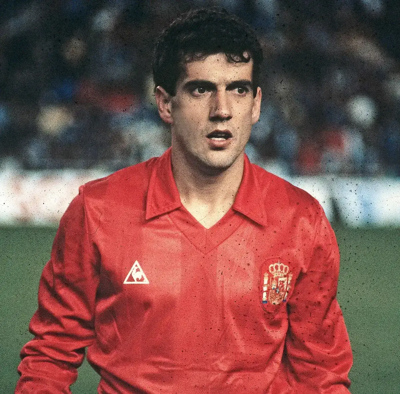Juan Señor con la selección española