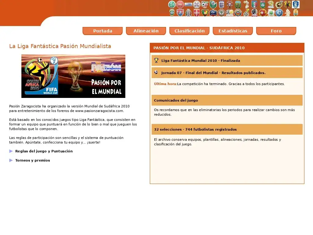 Recreación IA · Reconstrucción de Pasión por el Mundial 2010