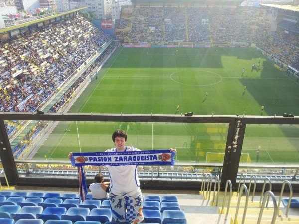 En la Jaula de Villarreal... Con @[100000944758572:2048:PeñaZaragocista Presentes Xel Escudo]