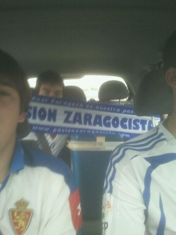 El Comando Tortosa de Pasion Zaragocista ya está rumbo a Valencia...