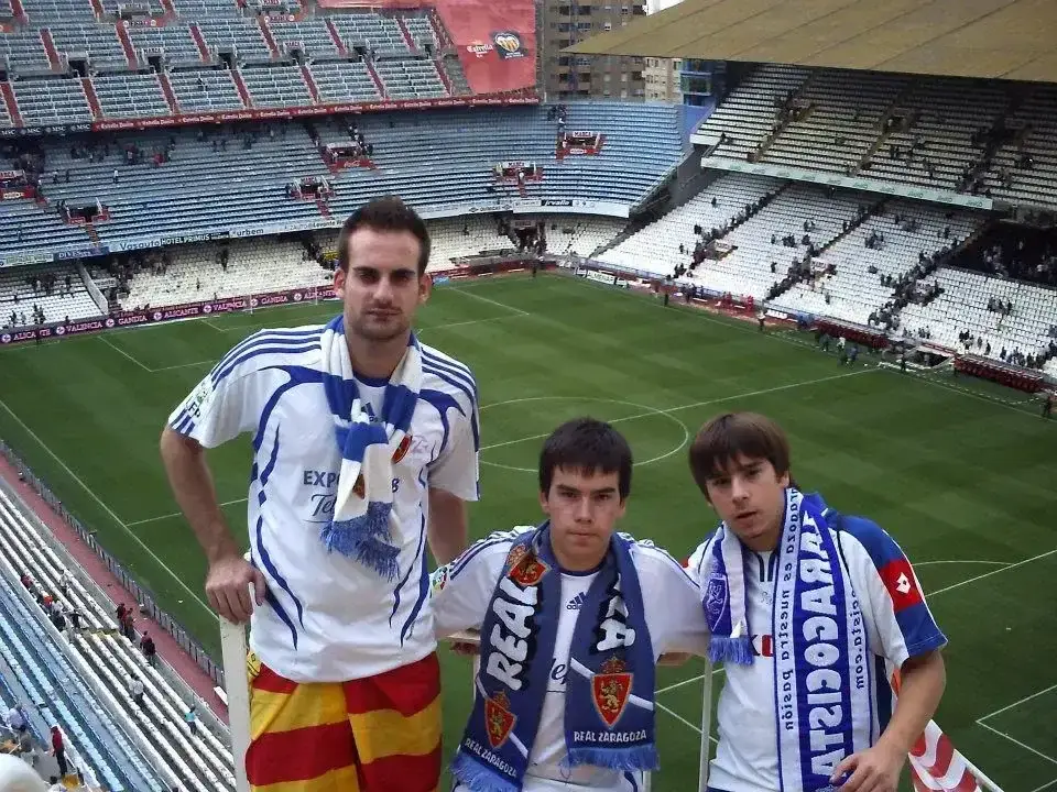En Mestalla esperando que empiece el partido...