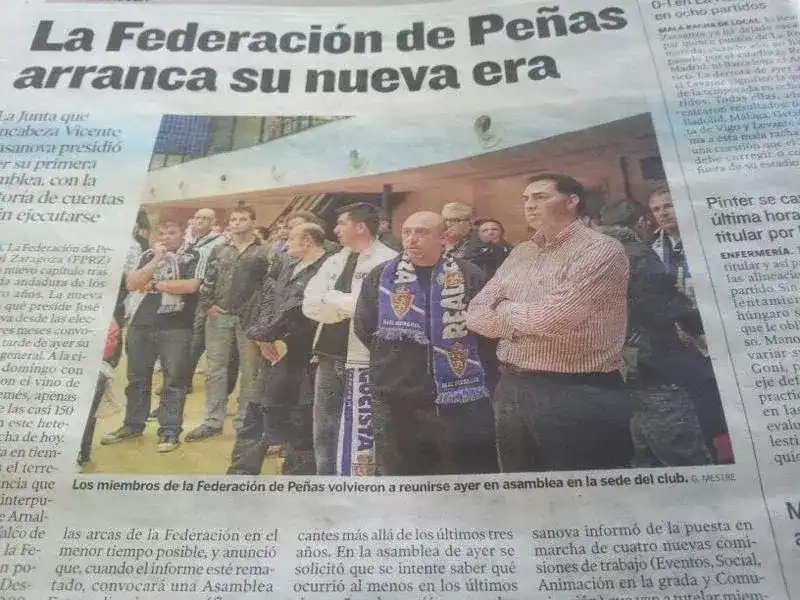 Pasion Zaragocista en el Vino de las Peñas!!...