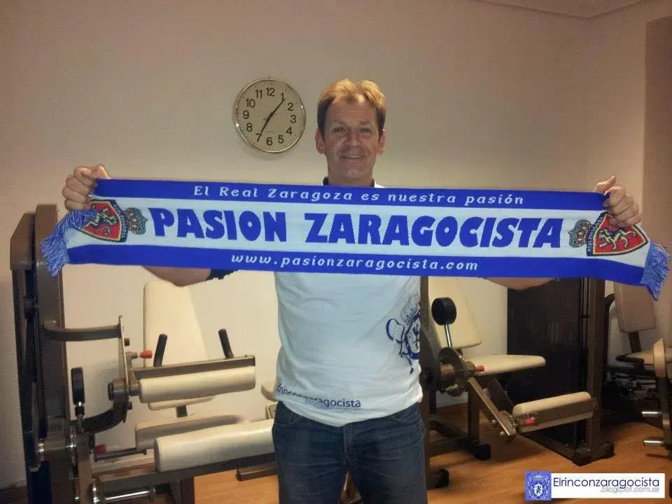 Paul Knaap y su @[100003038626434:2048:Pasión Zaragocista]