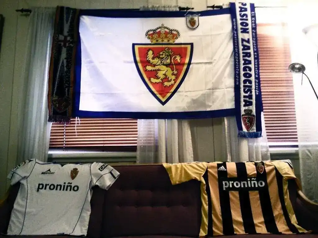Magnus desde Noruega listo para ver al Real Zaragoza con mucha pasión.