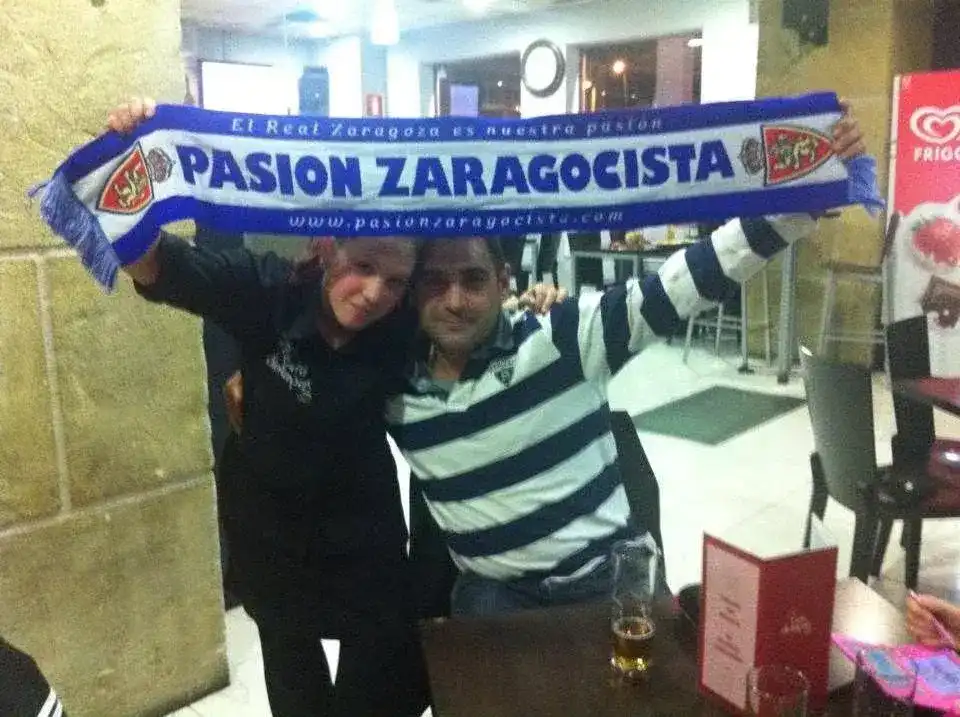 En la sede de la peña zaragocista de Cuarte