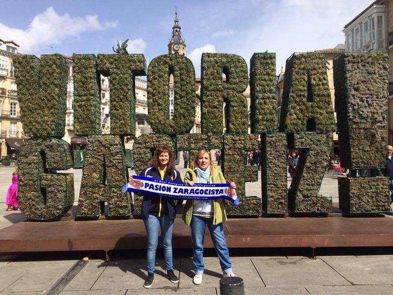 Ya en Vitoria... Un gran día.