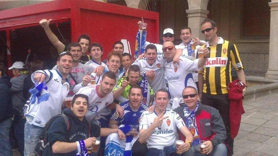 Fotos de la previa en Soria antes del partido contra el Numancia.