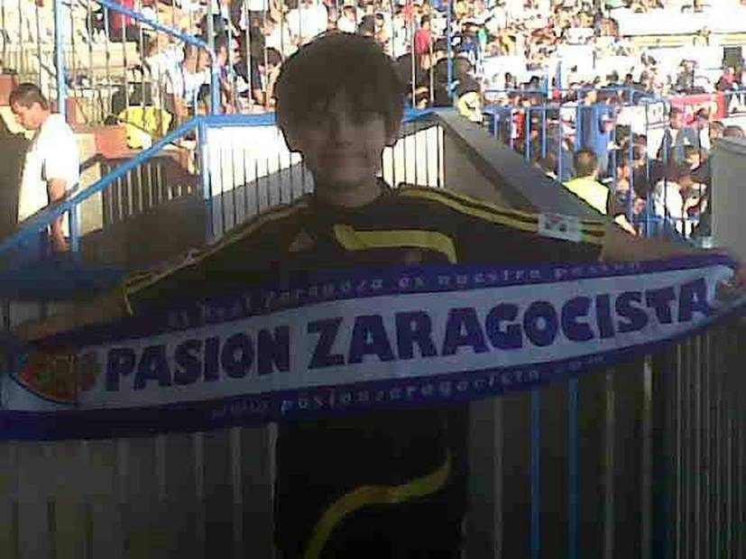 Pasión zaragocista desde niños