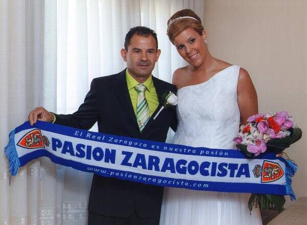 Rafa, orgulloso padrino zaragocista...