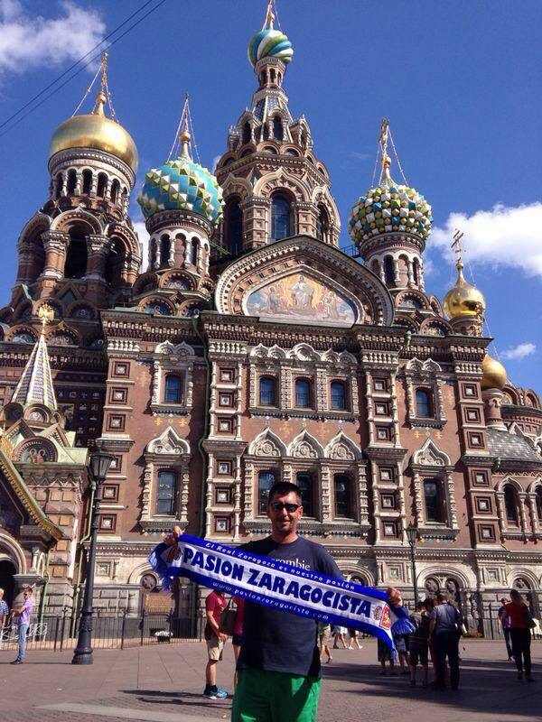 Paco nos saluda desde San Petersburgo...