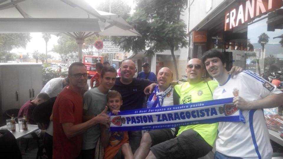 Camino al Mini Estadi ya con la Sección Barcelona...