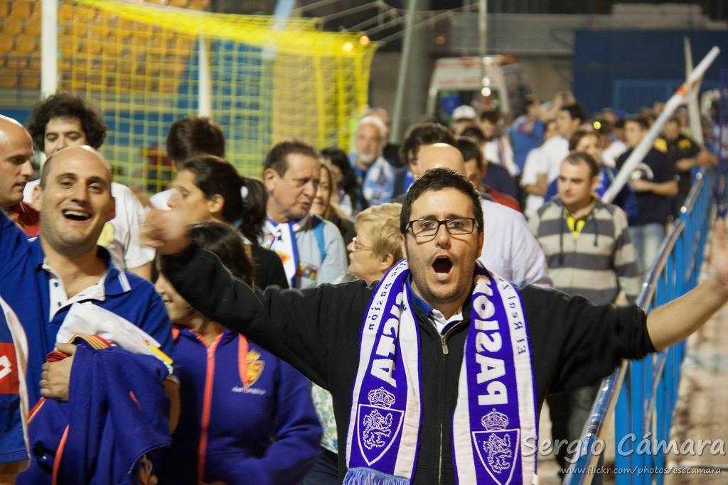 Fredy y Rubén al terminar el partido