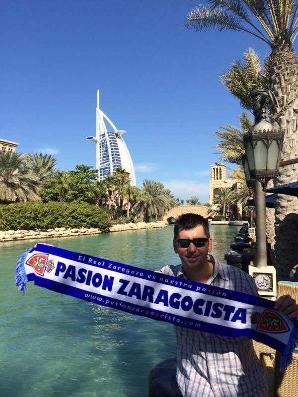 Paco nos manda toda su fuerza desde Dubai...