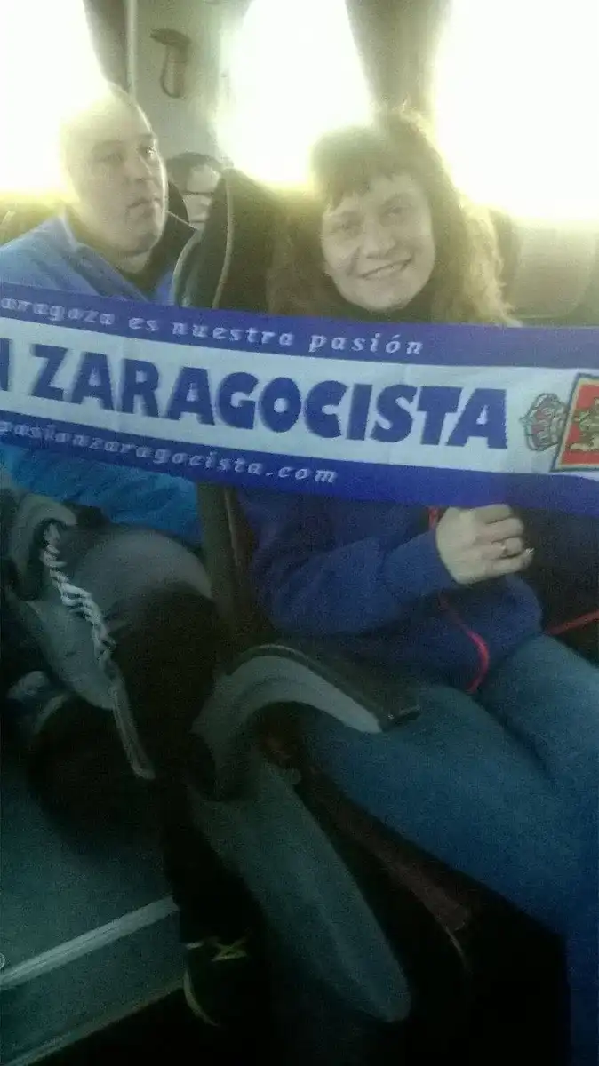 Algunos de nosotros ya estamos en marcha camino de Vitoria... a por los 3 puntos!! #RealZaragoza #Zaragoza