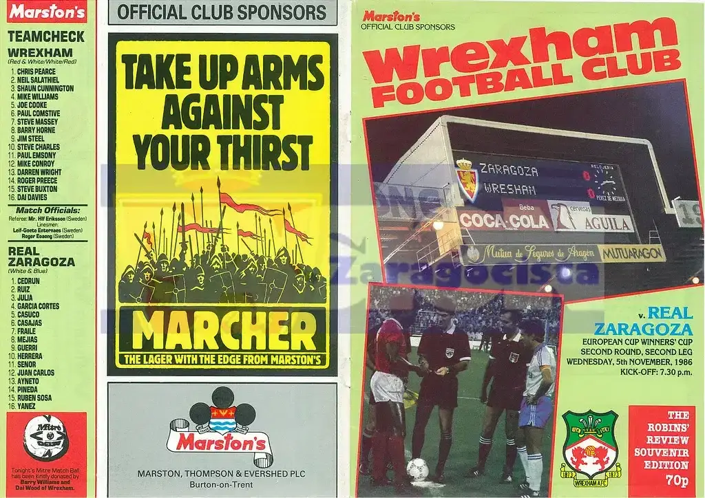 Portada de Wrexham AFC – Real Zaragoza