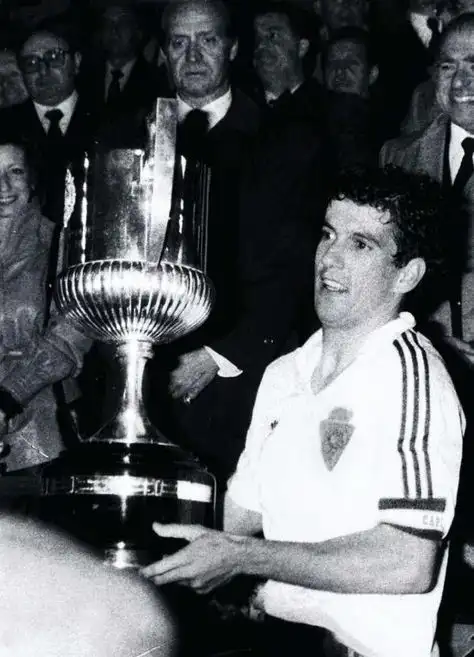 La Copa de 1986, una celebración que devolvió un título a Zaragoza.