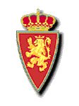 Escudo del Real Zaragoza con corona real